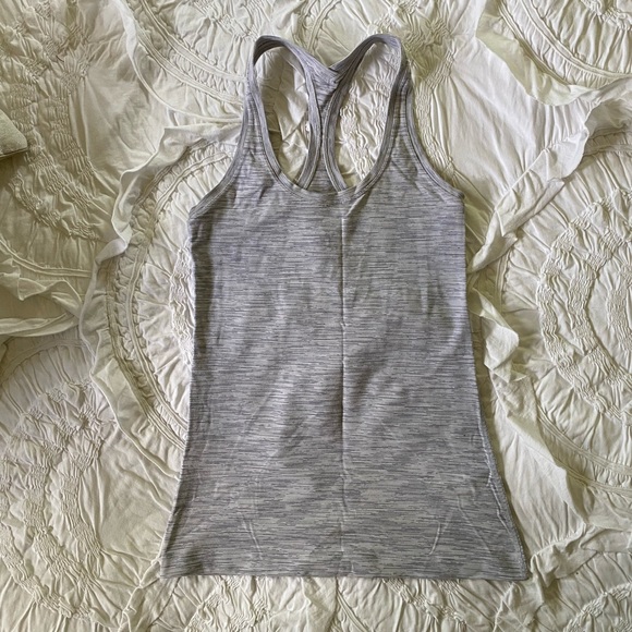 Lululemon Heather Gray Racerback - Picture 2 of 4
